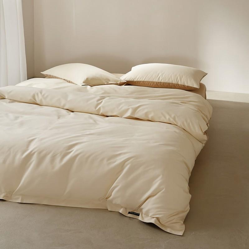 100% Cotton Flannel Bed Set High Count Solid Color Warm Winter Bedding Home