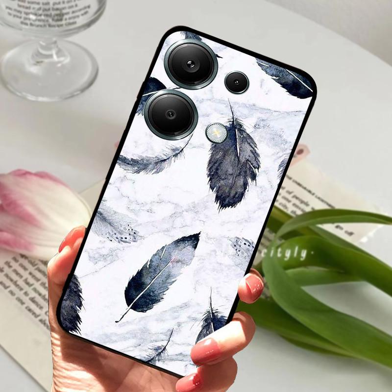 Для Xiaomi Poco M6 Pro 4G Чехол PocoM6 Pro Ударопрочный Мягкий ТПУ Силиконовый Чехол для Телефона Для Poco M6 Pro 4G Funda Capa Мультяшный Корпус
