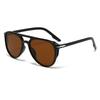 Vintage Rivet Pilot Oversized Sunglasses Women For Men Sun Glasses Punk Big Frame Luxury Brand Designer Popular Shades Uv400