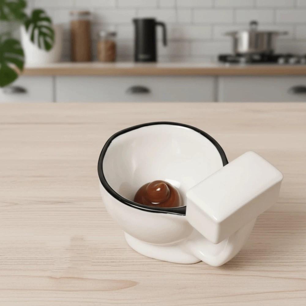 Novelty Ceramic Coffee Mug Minimalist Poop Cup Water Cup Toilet Water Mug  Gift Giving