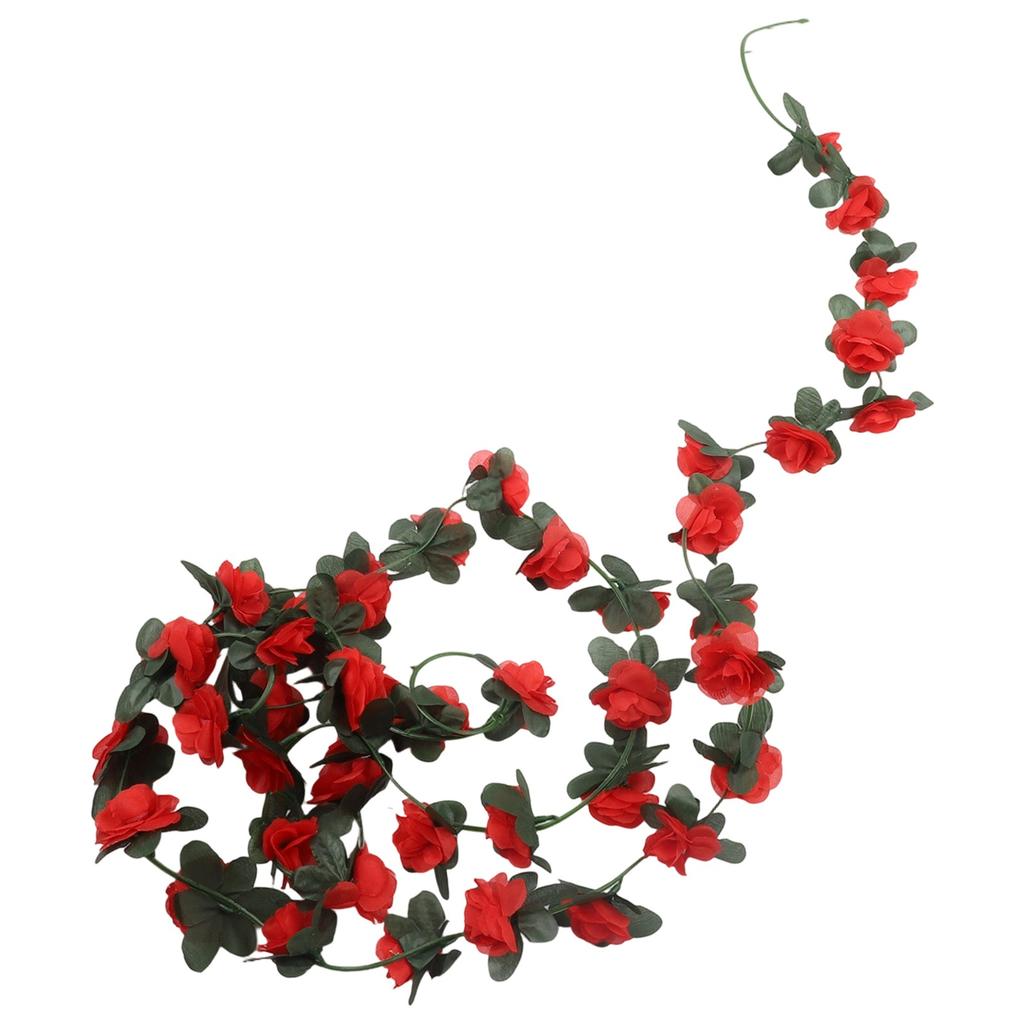 2.5 Meters Long Artificial Flowers Vine Rose DIY Wedding Decoration Wall Hanging Garland Rose DIY Wedding Decoration