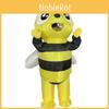 Надувной косплей-костюм Желтой пчелы для вечеринки на Хэллоуин, мероприятия, сценического выступления