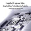Тонкое 30-ваттное зарядное устройство Apple для iPhone 15 Pro/Pro Max с быстрой зарядкой PD