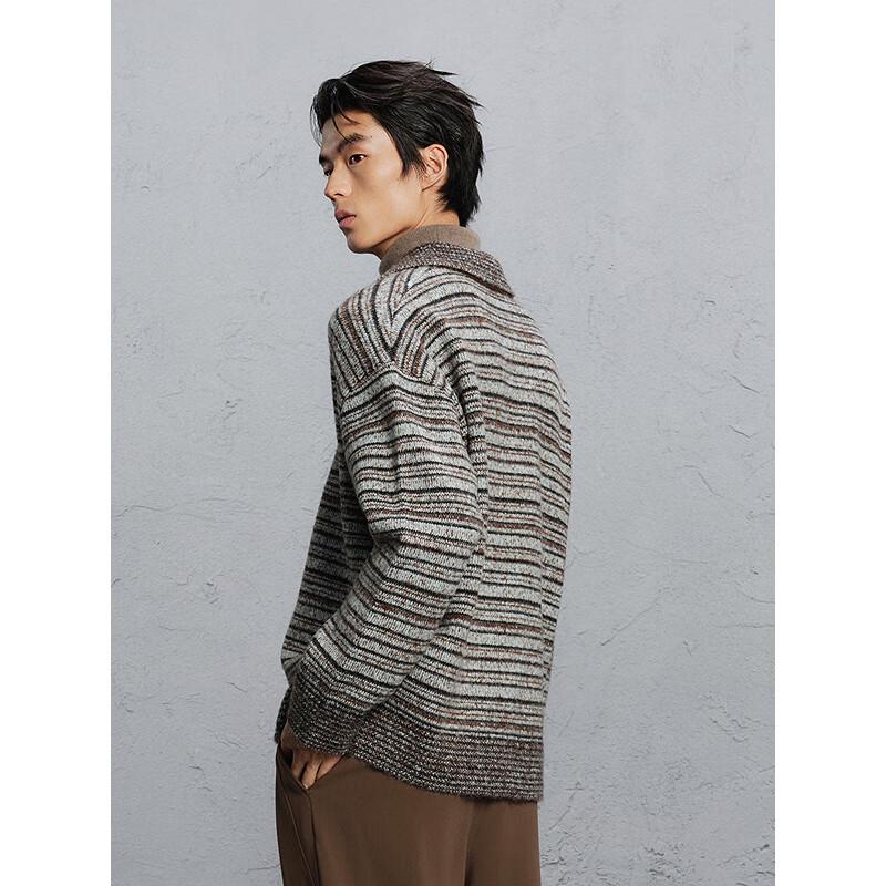 GXG Men's Striped Knit Sweater