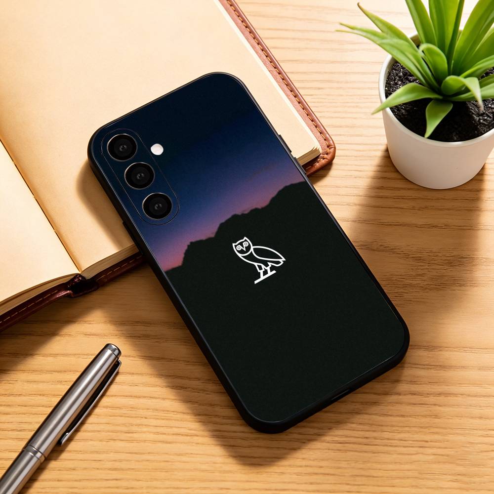 OWL-l D-Drake OvO Чехол для телефона Samsung Galaxy A73,A72,A71,A70,A53,A52,A51, Мягкий силиконовый черный чехол