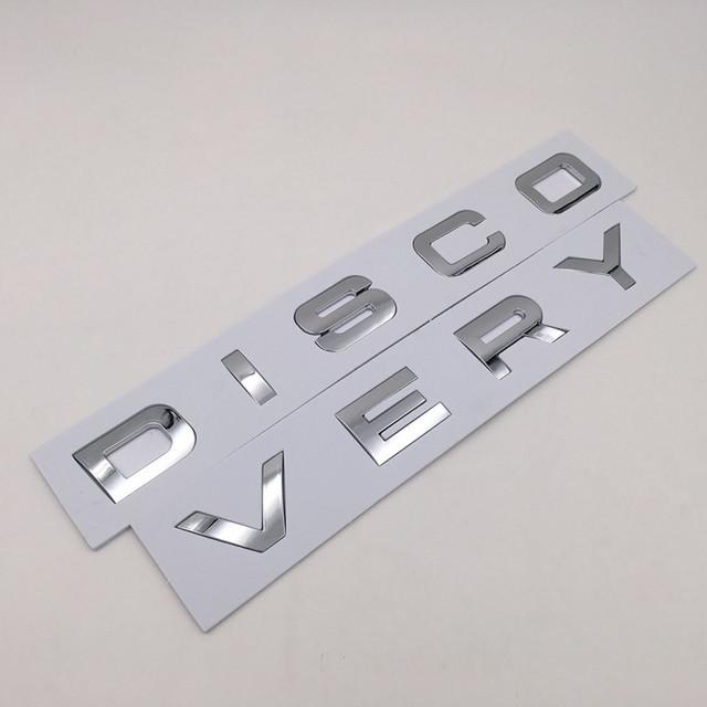 3D ABS Discovery эмблема буквы автомобиля передний капот значок логотип охватывает наклейки для Discovery 4 3 5 2 Td5 аксессуары