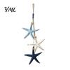 Maritime Inspired Home Accessories Lighted Wooden Fish Starfish Wall Decor, Beachy Decor with Warm LEDs, Handmade Beach Style Accents Coastal Nautical
