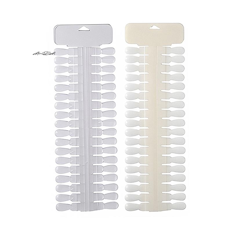 1 Набор Натуральный Прозрачный Цвет Карта Съемный Дисплей для Нейл-Арта Дизайн Капля Слезы Подставка для Типсов Искусственных Ногтей Инструмент для Практики Маникюра Гель-лаком