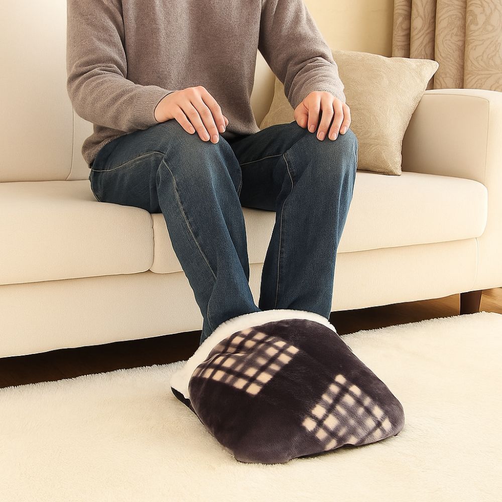 Soft Plush Foot Warming Mat Insulation Thermal Foot Mat Creative Heating Foot Pad Sleeping Comfort