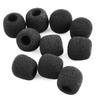 10Pcs Mini Microphone Foam Covers Mic Protector Covers Replacement Headset Windshield Sponge Cover Microphone Cover For Mic