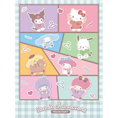 Sanrio Stylish Jigsaw Puzzle Characters 300 Pieces, популярная корейская головоломка