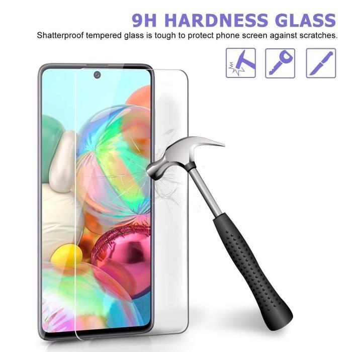 Screen Protector Glass - MP-France - Samsung Galaxy A71 - 9H Tempered Glass - Scratch Resistant - Pack of 1