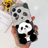 For Realme C61 Case RMX3939 Cute Panda Cartoon Painted Cover Soft Slim Phone Case For Realme C63 C 61 RealmeC61 RealmeC63 Bumper