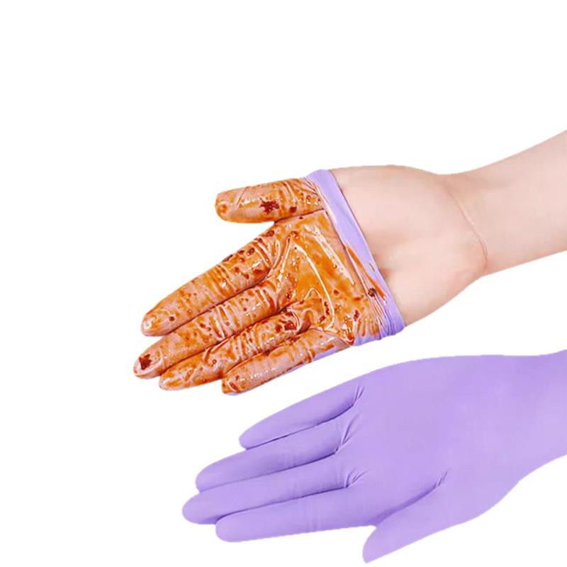 12-дюймовые утолщенные нитриловые одноразовые перчатки пищевого класса для уборки дома и мытья посуды