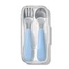 Tot Spoon & Fork Set with Case, Dusk, Dishwasher Safe, Easy Grip, 61165100