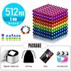 3mm 5mm Magnetic Balls 512 Magnetic Decompression Magnetic Balls Puzzle Decompression Toy Magic Barker Ball