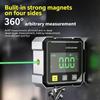 Digital Inclinometer with Visible Green Laser High Precision Angle Ruler for Woodworking Carpenter Building Site Measurement Work