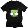 Кавайная футболка с графикой Invader Zim, счастливый Зим, готовый к обнимашкам, милая мультяшная футболка, мужская, женская, ретро футболка, футболка оверсайз