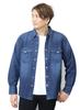 Top Denim Western Shirt Long Sleeve ET2129 Medium Blue L Men's