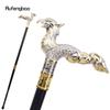 Трость для ходьбы с длинным хвостом Golden White Phoenix, модная трость для ходьбы, роскошный джентльменский посох с набалдашником 94 см