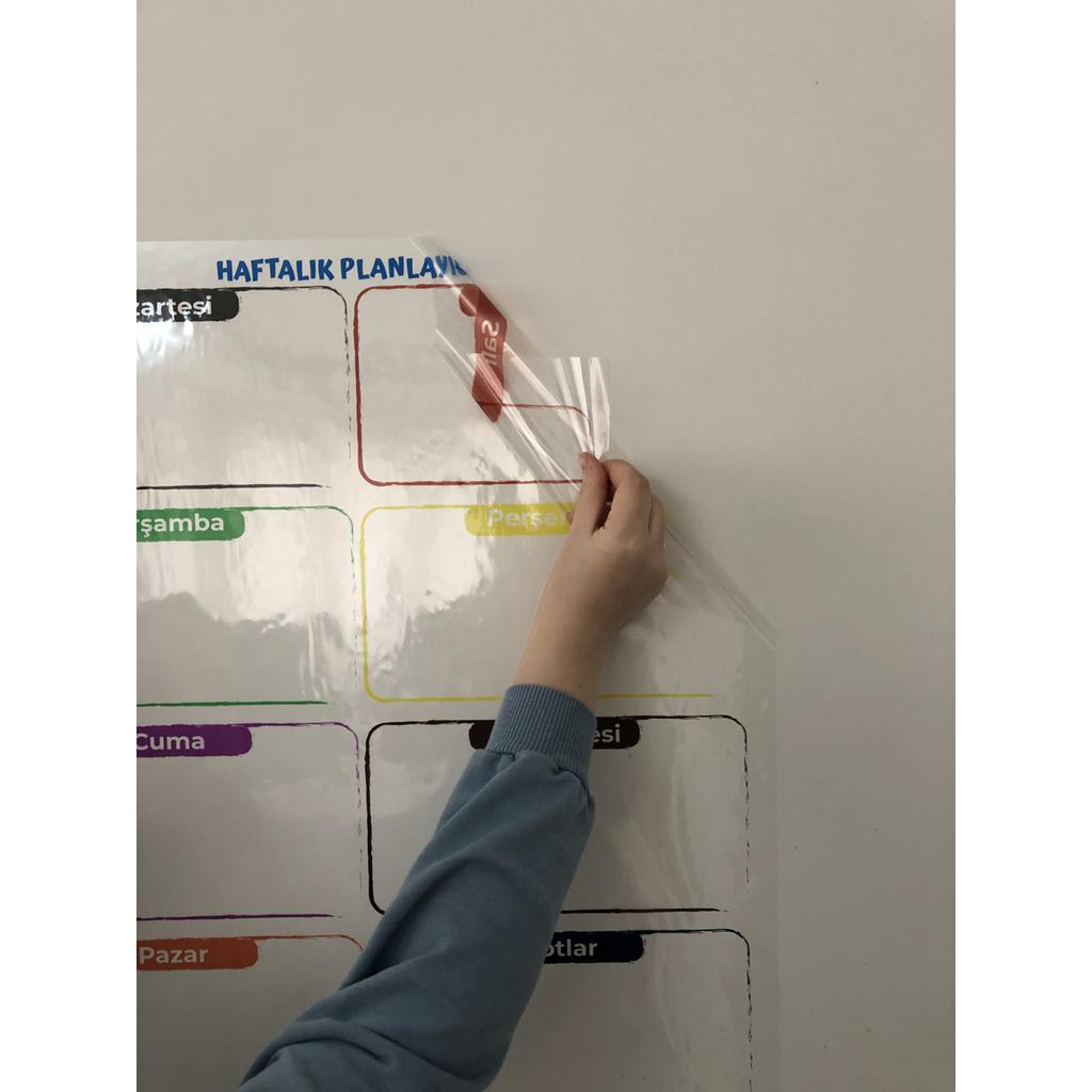 Еженедельный планировщик и годовой календарь на 2023 год. Доска для письма. Умная бумажная доска, 100x56 см + ручка, модель 1.