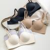 Comfortable Seamless Push-Up Bra with Anti-Slip Support and Stylish Back Design