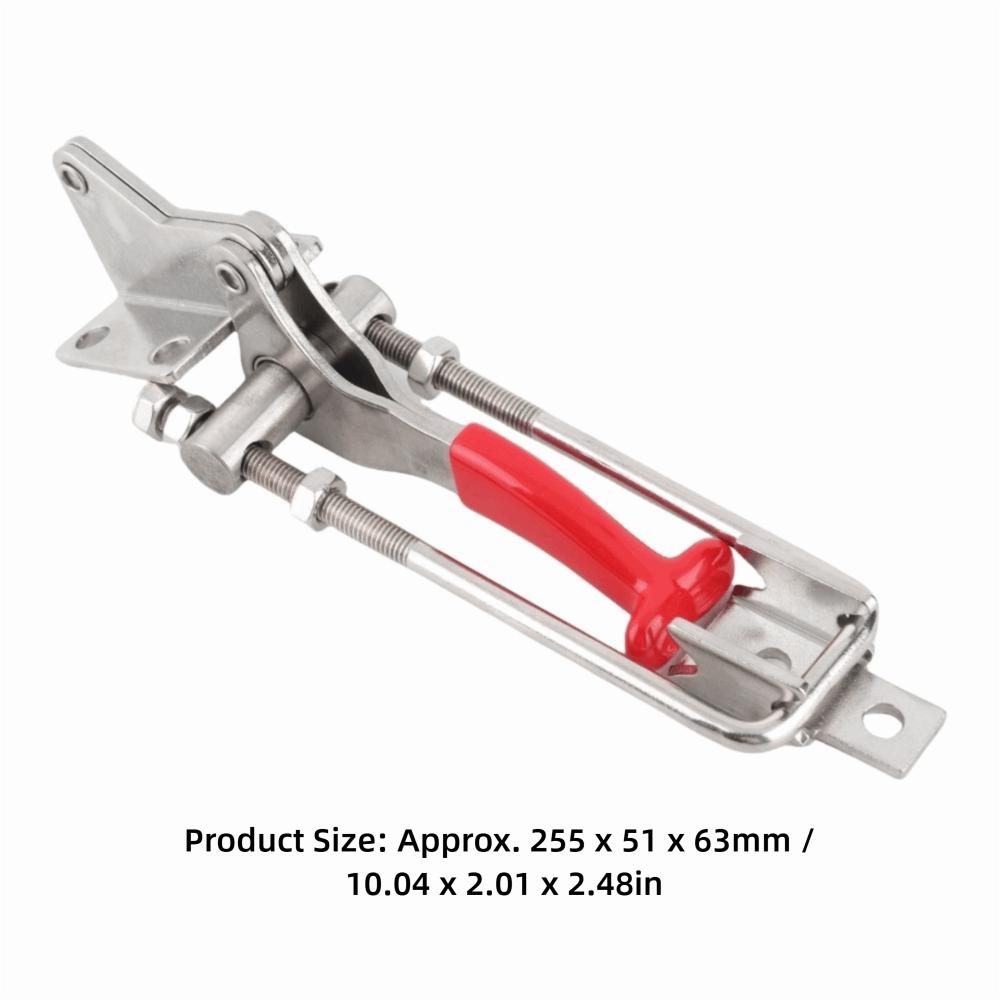 255*63mm Quick release Clamp Stainless Steel U Bolt Holding Clamp Heavy Toggle Latch Decoration