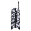 Cabin Suitcase - LYS - Camouflage Grey - Polycarbonate - 55x38x20 Cm - 4 Silent Wheels