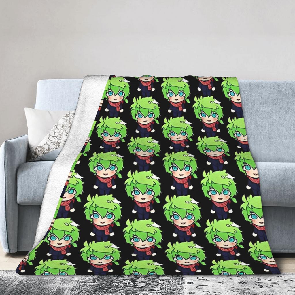 YTTD Аниме Шин Соу Идк Сара Одеяла Твоя очередь умирать Игра Пушистое Смешное Дышащее Плед для Дома Зима