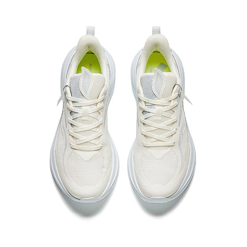 Anta Кроссовки Leaf 3.0 универсальные водонепроницаемые дышащие увеличивающие рост низкие женские кроссовки белые серые 922355557-3