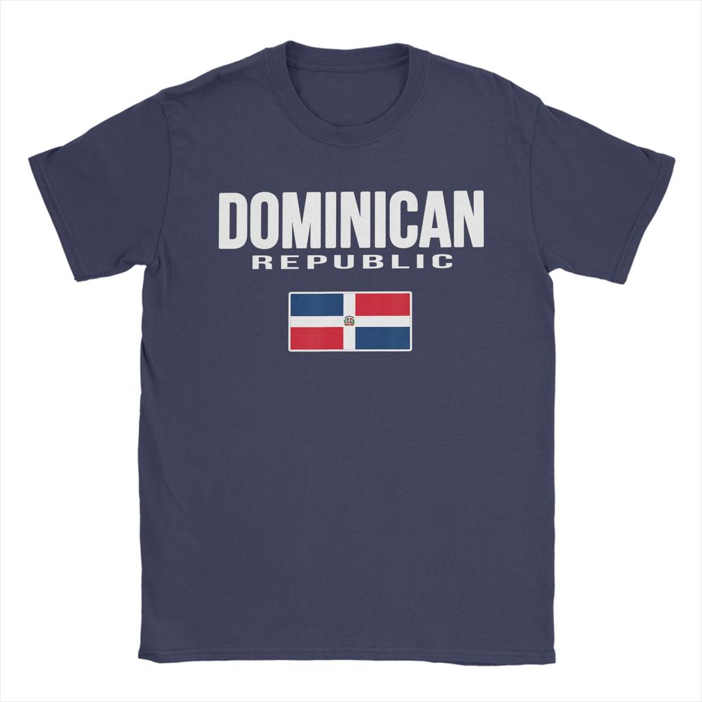 Vintage T Shirt Summer DR Dominican Republic Flag Republica Dominicana Souvenir TShirts for Unisex Plus Size Short Sleeve Tees