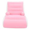 Inflatable Sofa Bed, Portable Foldable PVC Soft Flocking Blow Up Couch Fast Inflation Lounge Ch  Sofa Suitable for Indoor Living Room Gaming Bedroo
