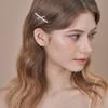 ELLEHAIR Cross Pearl Q Hairpin ELHP031