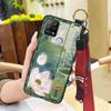 Fashion Back Cover Phone Case For Tecno Pova/LD7 Waterproof Dirt-resistant Anti-knock Silicone Shockproof Wrist Strap