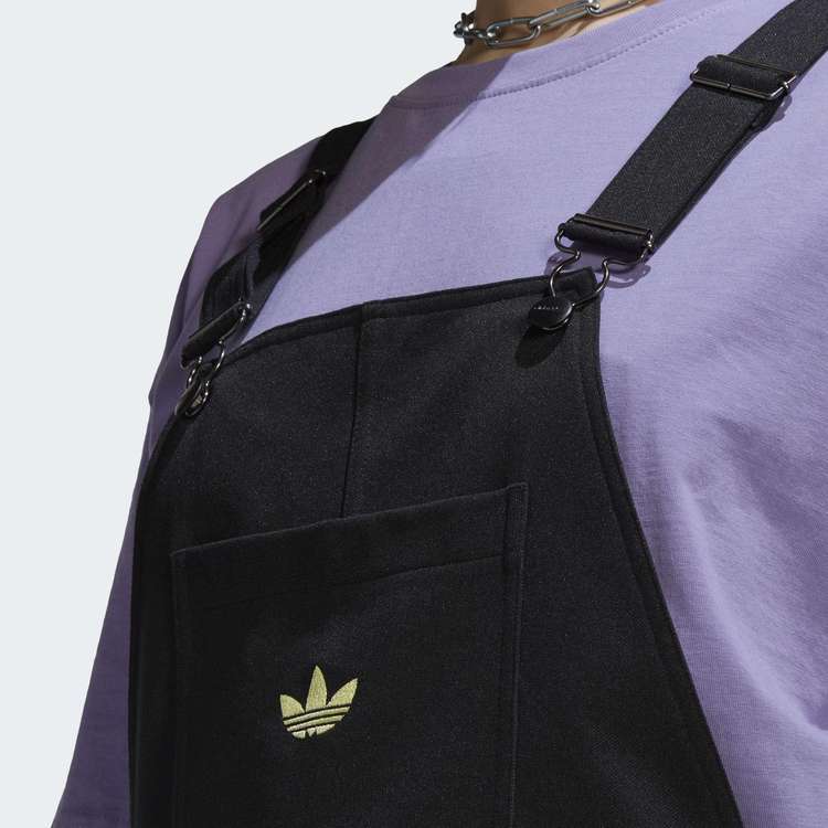 Adidas Оригиналы Спорт Стиль жизни Три полоски Рабочий стиль Принт с логотипом Однотонное платье без рукавов Женские платья Черный HB9458