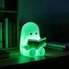 Фигурка Yousheng Ghost Reading Book, Милая мини-статуэтка призрака, сидящего, 3D-печать, для Хэллоуина, книжной полки, стола, интерьера дома