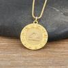 Nidin New Hot Sale 12 Constellation Drop Pendant Necklace Gold Plated Jewelry Collar Clavicle Choker Birthday Gift for Women Men