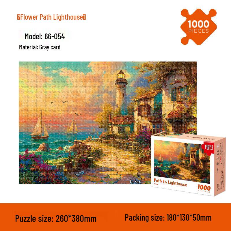 Мультяшный пазл из 1000 деталей для взрослых и детей - Сложная развивающая игрушка для снятия стресса, подарок