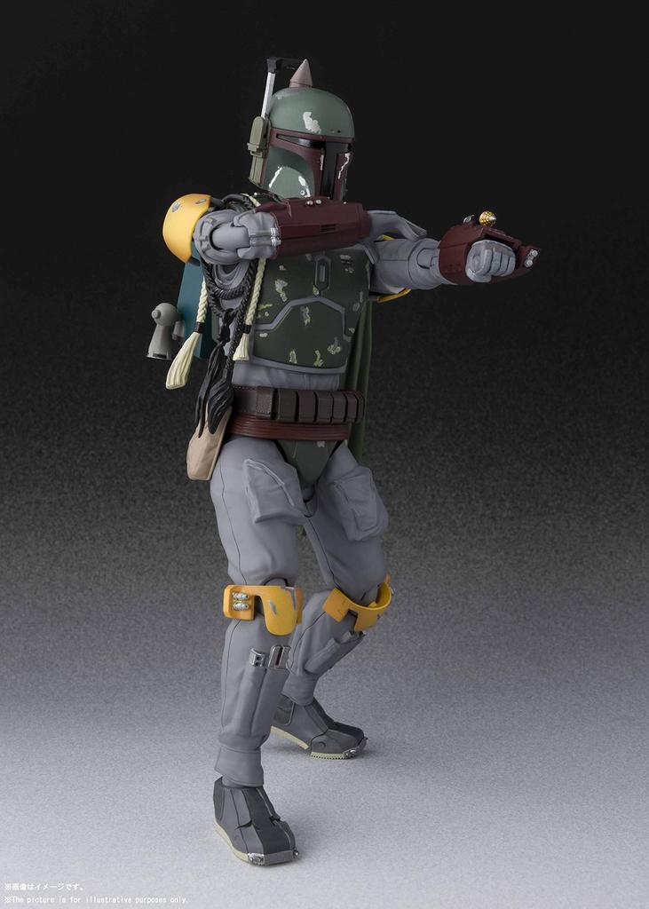 TAMASHII NATIONS Star Wars Боба Фетт VI Возвращение 150-миллиметровой окрашенной подвижной фигурки SHFiguarts (ЗВЕЗДНЫЕ ВОЙНЫЭпизод - Джедай) приблизительно. АБС и ПВХ