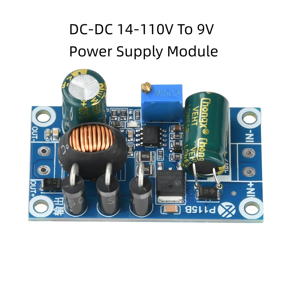 Dc-dc Step Down Power Supply Module 10v-110v To 5v-47v 9v 12v 24v 5a With Short Circuit Over Hot Protection