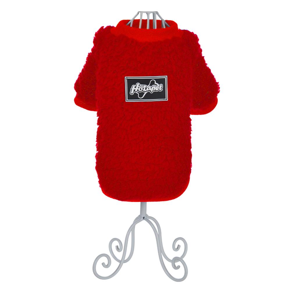 Теплая одежда для питомцев Однотонный пуловер для маленьких собак кошек Осень Зима Утолщенный флис Жилет для щенка Пальто Чихуахуа Йоркширские наряды