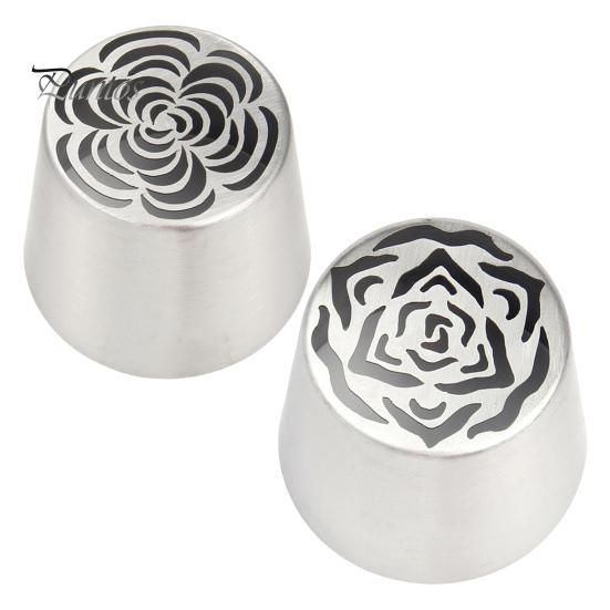 Русские насадки для кондитерских изделий Советы по глазированию цветов Насадки для глазури в виде роз и тюльпанов Товары для украшения тортов для начинающих и пекарей