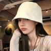 Large Bucket Hat Adjustable Drawstring Fisherman Hat Fashion Beach Cap