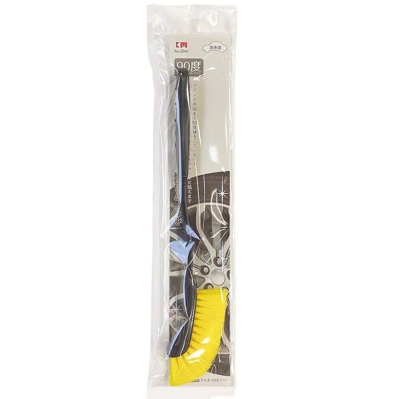 Japanese Km2049 Long Handle Cleaning Brush For Car Wheels And Surfaces