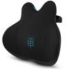 Aoomiya Lumbar Support Car Lower Back Pain Cushion Lumbar Pillow Improved Protrusion Design Seat Cushion Adjustable Mounting Band Cover Washable