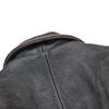 Men's Distressed Cowhide Leather Motorcycle Jacket - European & American Style