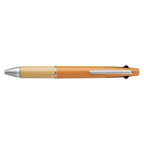 Limited Edition Jetstream BAMBOO MSXE52 4&1 0.5mm Multi-Function Pen, (Sun Orange)