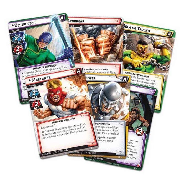 Extension Marvel Champions - Fantasy Flight Games - Brigade de démolition - Pack de scénario - Multicolore
