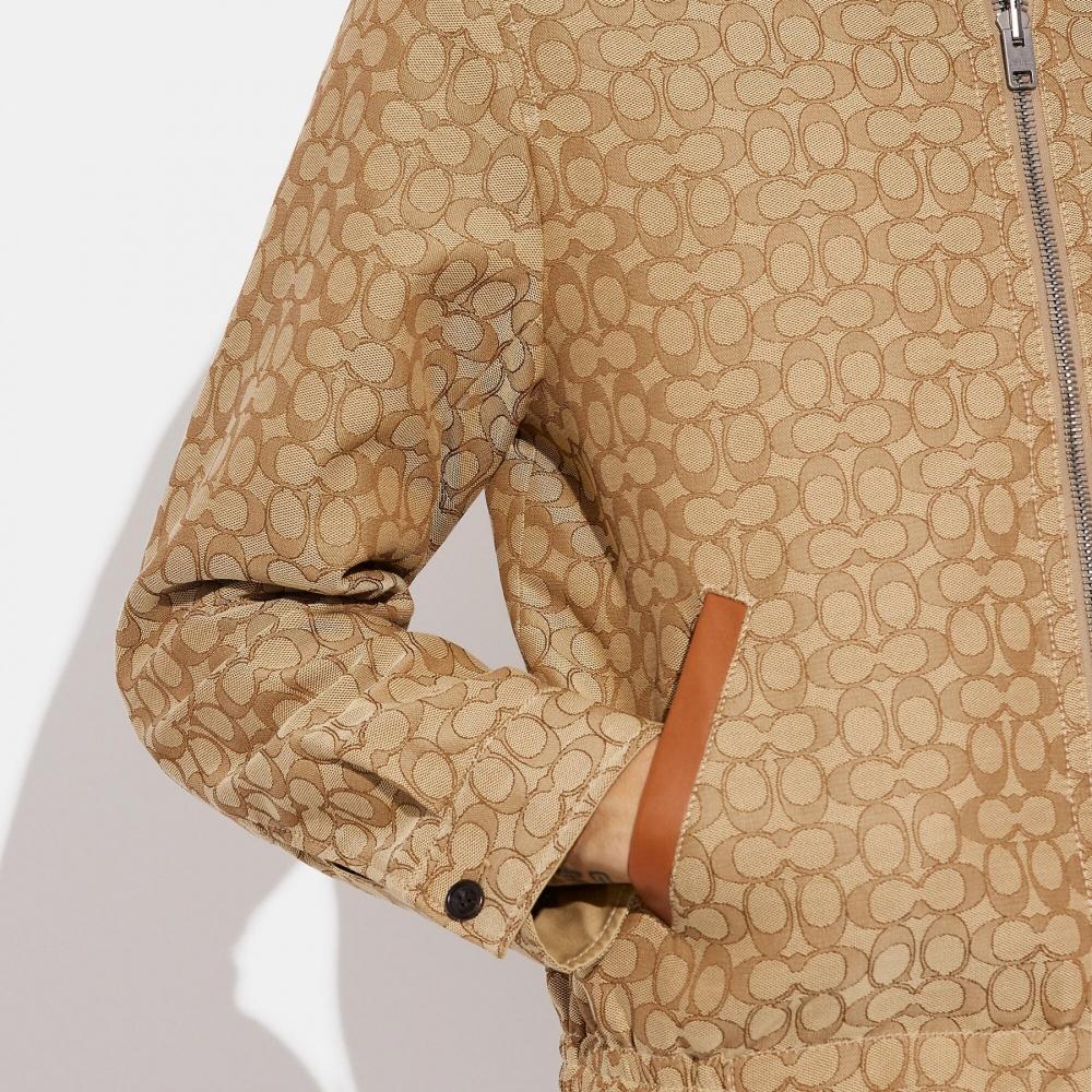 Coach Куртка двусторонняя Heritage Tan Signature Beige