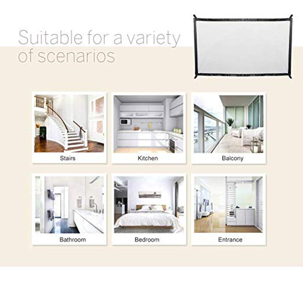 Ворота для собак Портативные ворота для питомцев Складная защита для разделения питомцев Изолированный забор Устанавливаются в любом месте для лестниц и дверных проемов